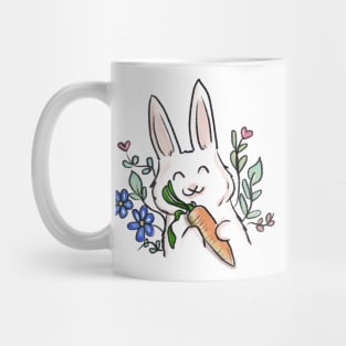 Pink Bunny Love Mug